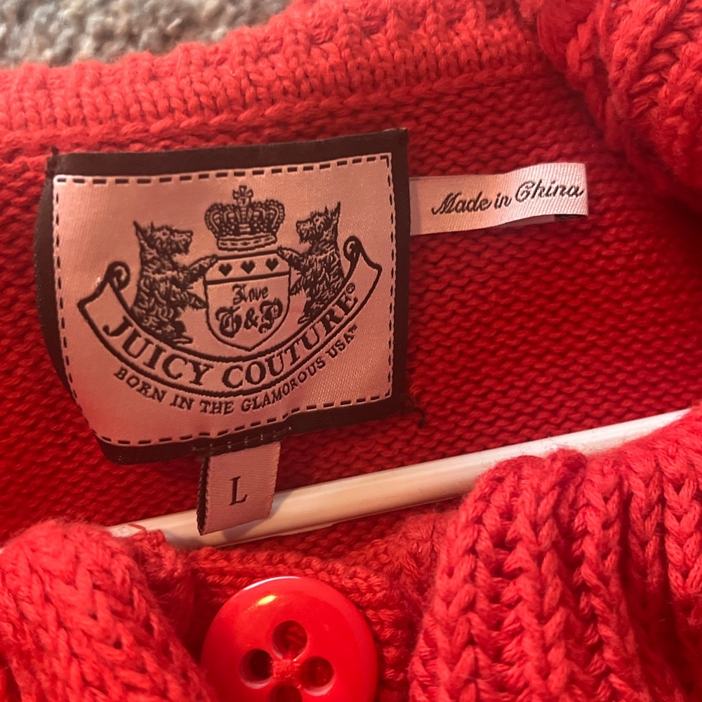 Juicy Couture orange/red Knit Sweater